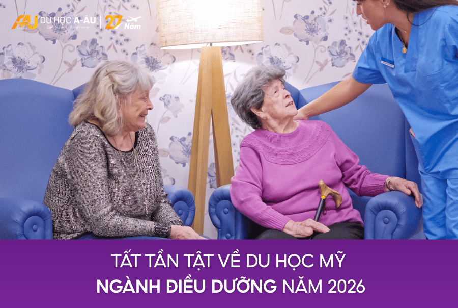 TẤT TẦN TẬT VỀ DU HỌC MỸ NGÀNH ĐIỀU DƯỠNG NĂM 2026