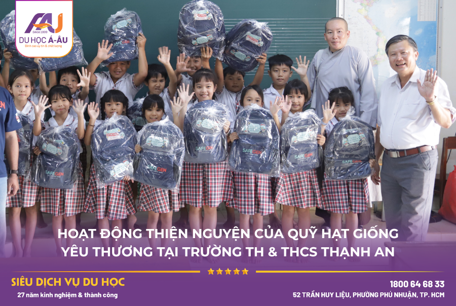 RECAP 20.01.2026 | QUỸ HẠT GIỐNG YÊU THƯƠNG Á - ÂU ĐỒNG HÀNH CÙNG TỔ CHỨC SAFEGEN TRONG HOẠT ĐỘNG THIỆN NGUYỆN GIÁO DỤC KỸ NĂNG SỐNG TẠI TRƯỜNG TH & THCS THẠNH AN – TỈNH LONG AN