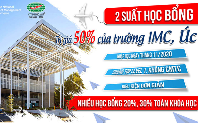 CƠ HỘI LÀM VIỆC VÀ HỌC BỔNG “ĐÁNG MONG ĐỢI” CỦA TRƯỜNG ĐẠI HỌC QUẢN LÝ VÀ THƯƠNG MẠI ÚC – IMC