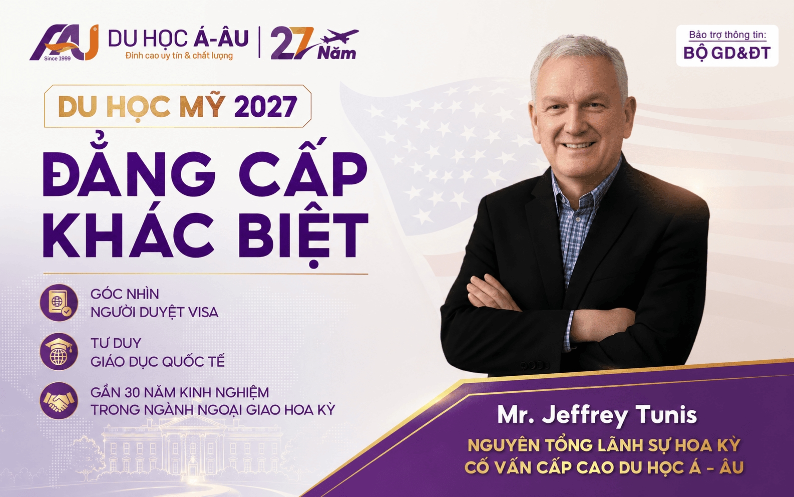 DU HỌC MỸ 2027 – ĐẲNG CẤP KHÁC BIỆT CÙNG NGUYÊN TỔNG LÃNH SỰ HOA KỲ