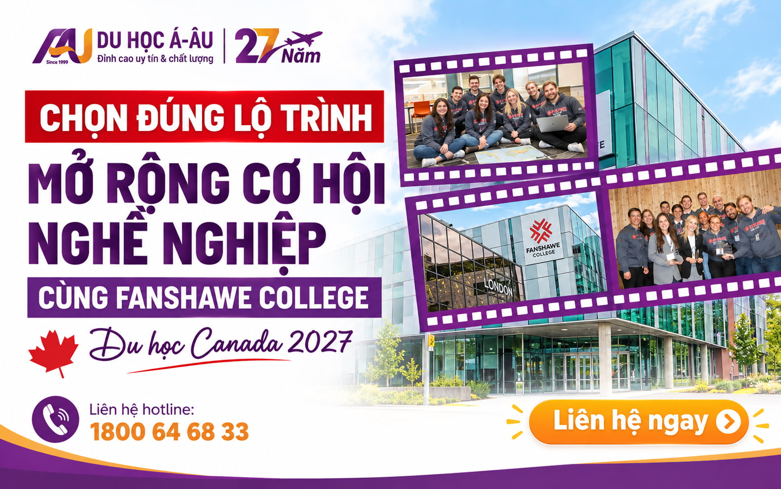 CHƯA ĐỦ TIẾNG ANH ĐẦU VÀO? BẮT ĐẦU LỘ TRÌNH CANADA VỚI EAP TẠI FANSHAWE COLLEGE