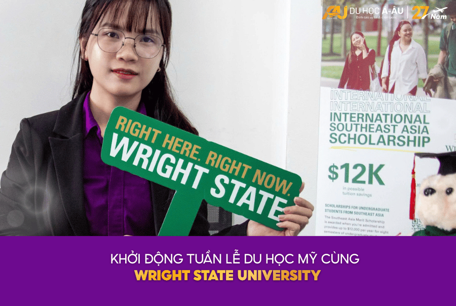 TUẦN LỄ DU HỌC MỸ 2026 CHÍNH THỨC KHỞI ĐỘNG – CHÀO ĐÓN WRIGHT STATE UNIVERSITY