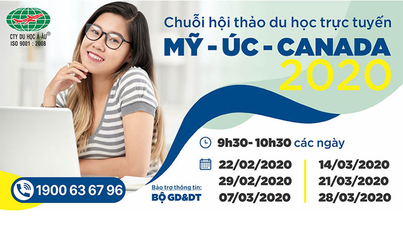 HỘI THẢO DU HỌC TRỰC TUYẾN: GIẢI PHÁP TƯ VẤN DU HỌC AN TOÀN TRONG MÙA DỊCH BỆNH CORONA