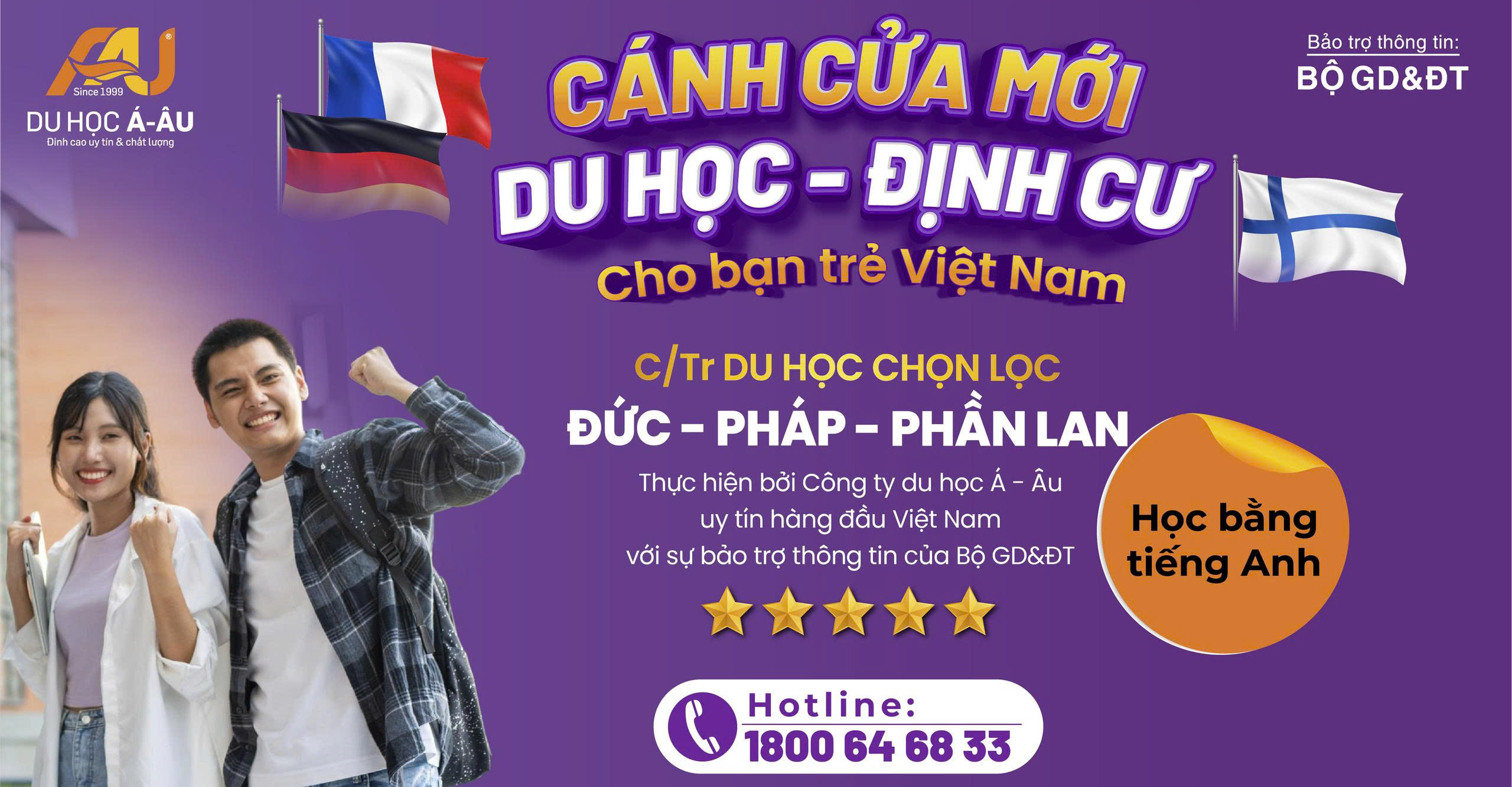 DU HỌC CHỌN LỌC ĐỨC - PHÁP - PHẦN LAN: NHỮNG CÁNH CỬA MỚI CHO BẠN TRẺ VIỆT NAM ƯỚC MƠ HỌC TẬP - LÀM VIỆC - ĐỊNH CƯ TẠI CHÂU ÂU
