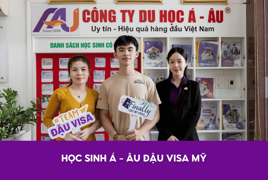 DU HỌC Á - ÂU TIẾP TỤC GHI NHẬN NHIỀU KẾT QUẢ ĐẬU VISA MỸ TỪ KHÁCH HÀNG