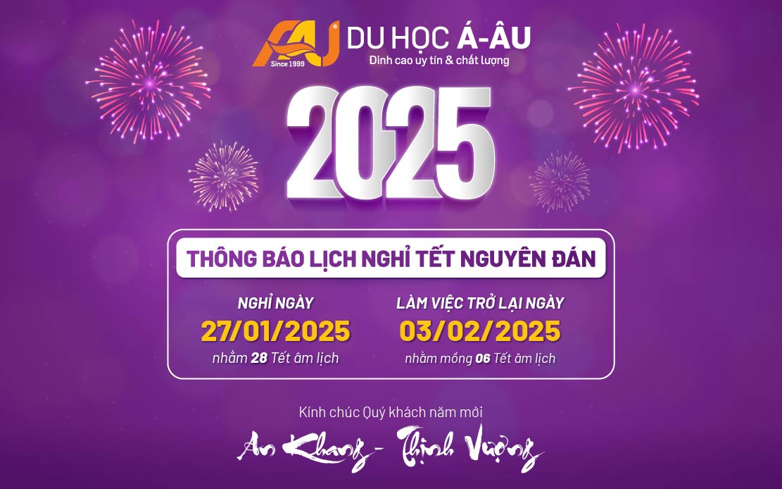 THÔNG BÁO LỊCH NGHỈ TẾT NGUYÊN ĐÁN 2025 - ẤT TỴ