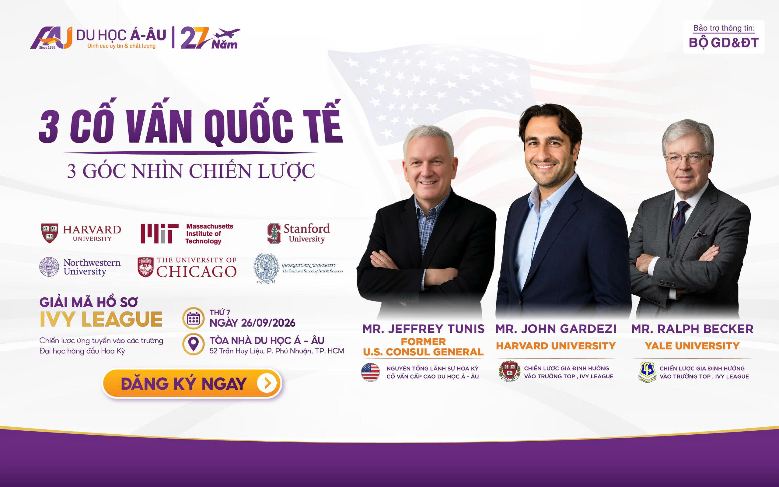 Giải Mã Hồ Sơ Ivy League 2026: Chiến Lược Xây Dựng Hồ Sơ Top Hoa Kỳ Cùng Chuyên Gia Quốc Tế