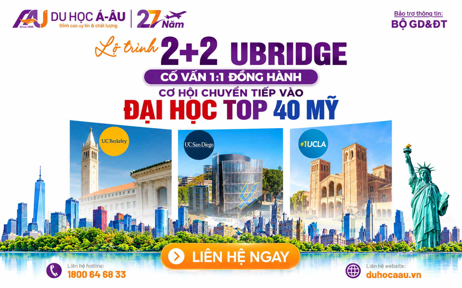 LỘ TRÌNH 2+2 UBRIDGE: CỐ VẤN 1:1 ĐỒNG HÀNH, MỞ RỘNG CƠ HỘI CHUYỂN TIẾP VÀO ĐẠI HỌC TOP 40 MỸ