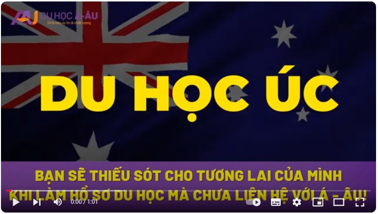 BÙNG NỔ VISA DU HỌC ÚC TẠI CÔNG TY DU HỌC Á - ÂU