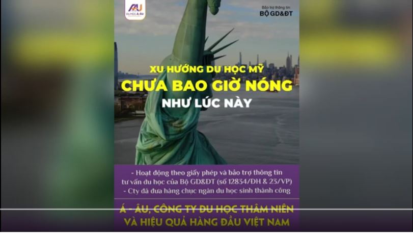 XU HƯỚNG DU HỌC MỸ CHƯA BAO GIỜ NÓNG NHƯ LÚC NÀY