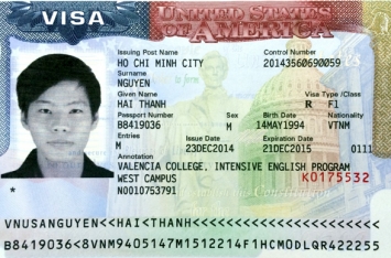 Chúc mừng học sinh có Visa đợt tháng 12-2014